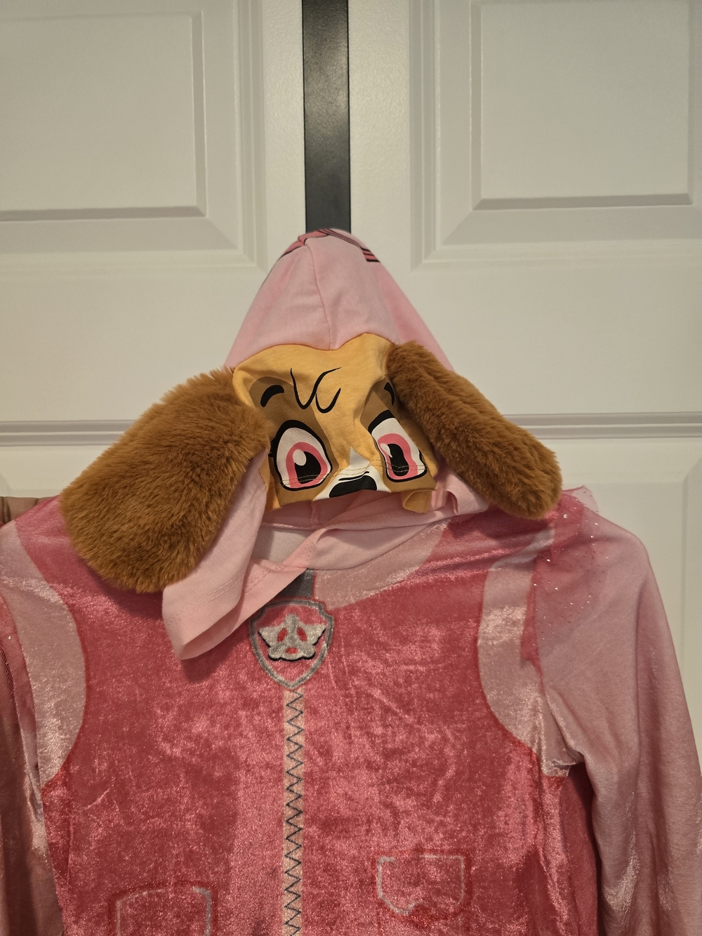 Paw Patrol Skye Pink Plush Puppy Character Hooded Costume